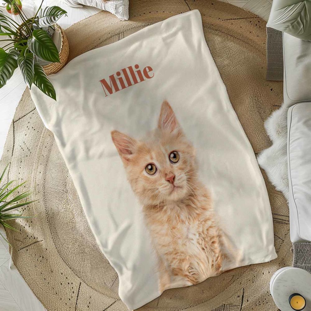 Personalised Blanket with Pet Photo