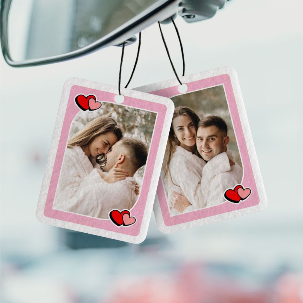 Personalised Playing Card Air Fresheners with Photo
