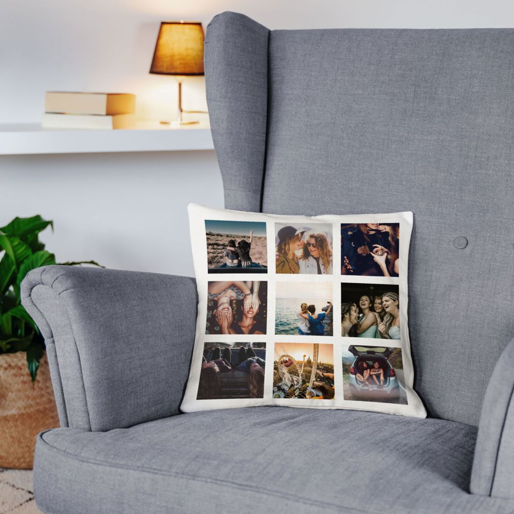 Personalised Photo Mosaic Cushion Cover