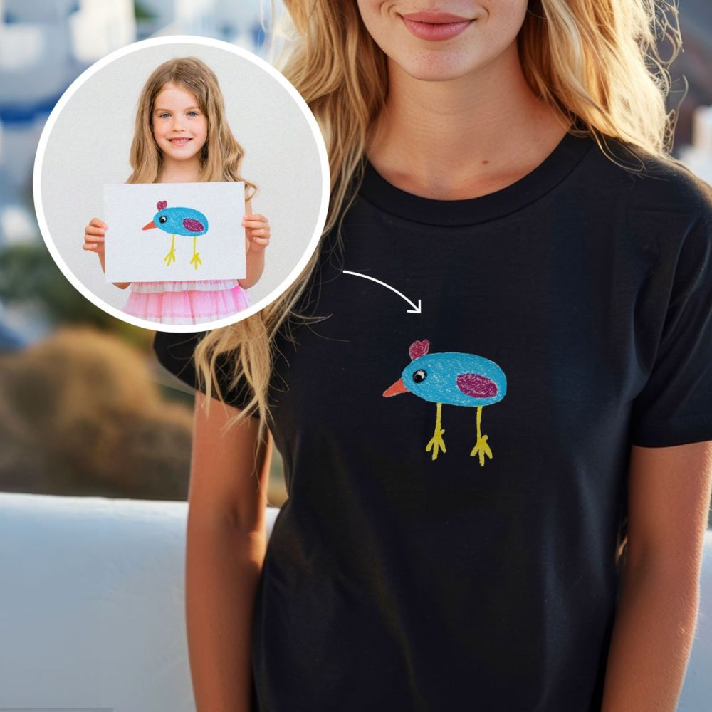 Personalised T-Shirt with Drawing