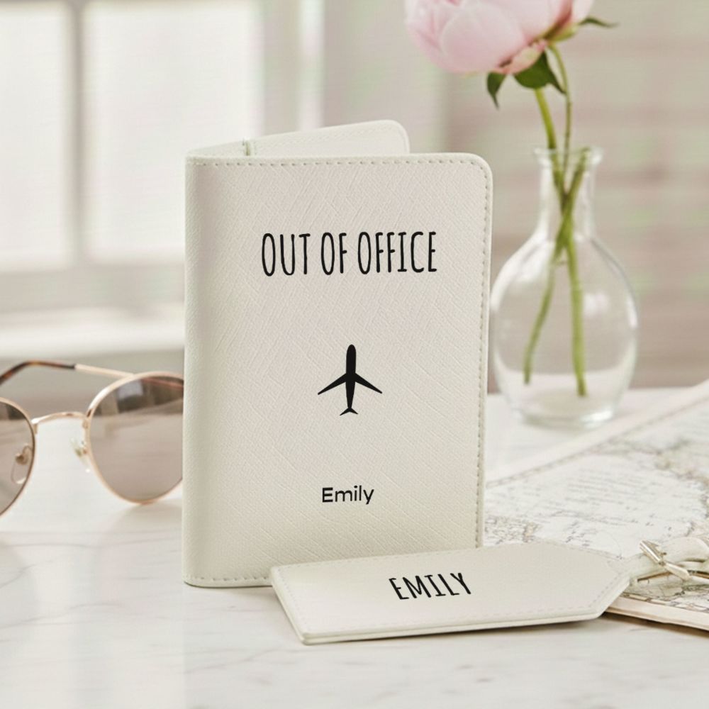 Personalised Passport Cover and Luggage Tag