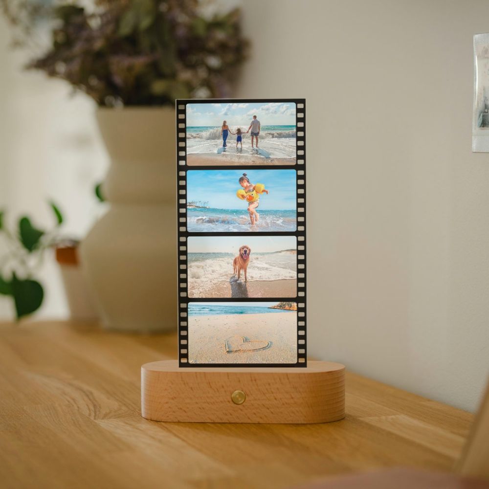 Personalised Film Strip LED Lamp With Photos