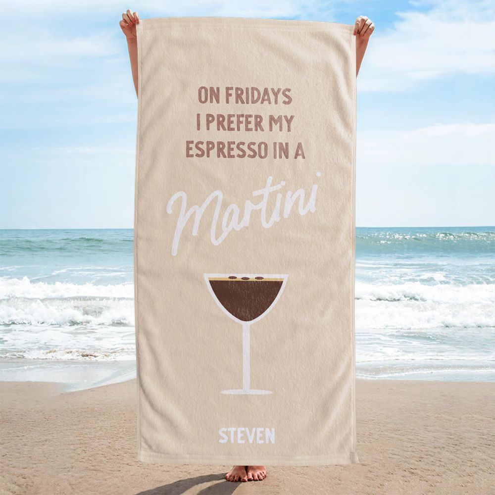 Cocktail Quotes Towel
