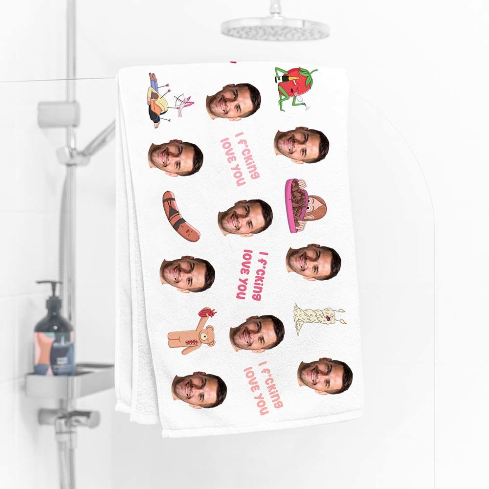 Personalised Love Towel