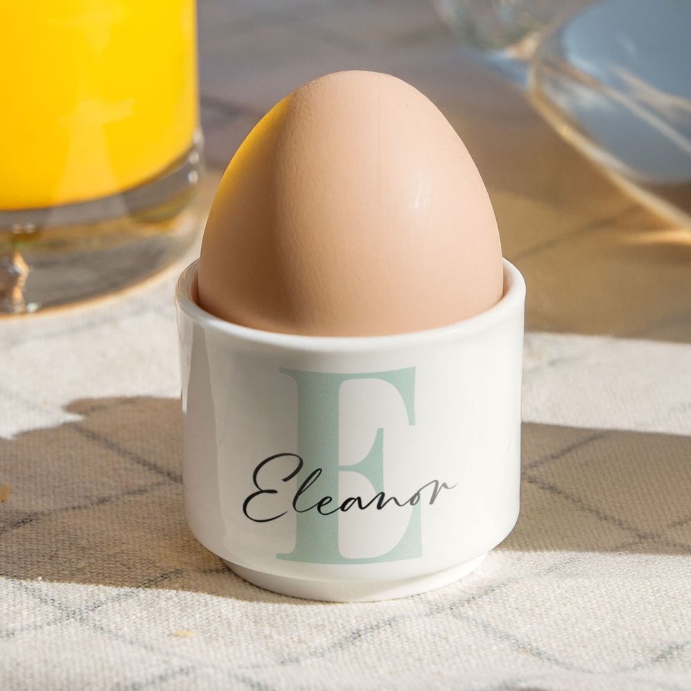 Personalisierbare Eierbecher 2er-Set mit Monogramm Personalisierbare Eierbecher 2er-Set mit Monogramm