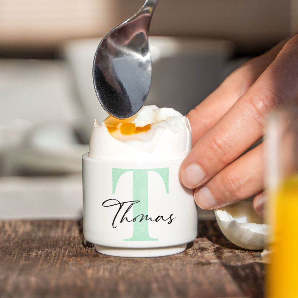 Personalised Monogram Egg Cups - Set of 2