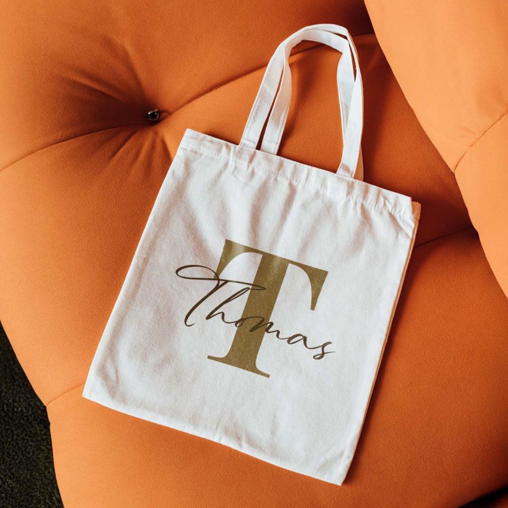 Personalised Monogram Tote Bag