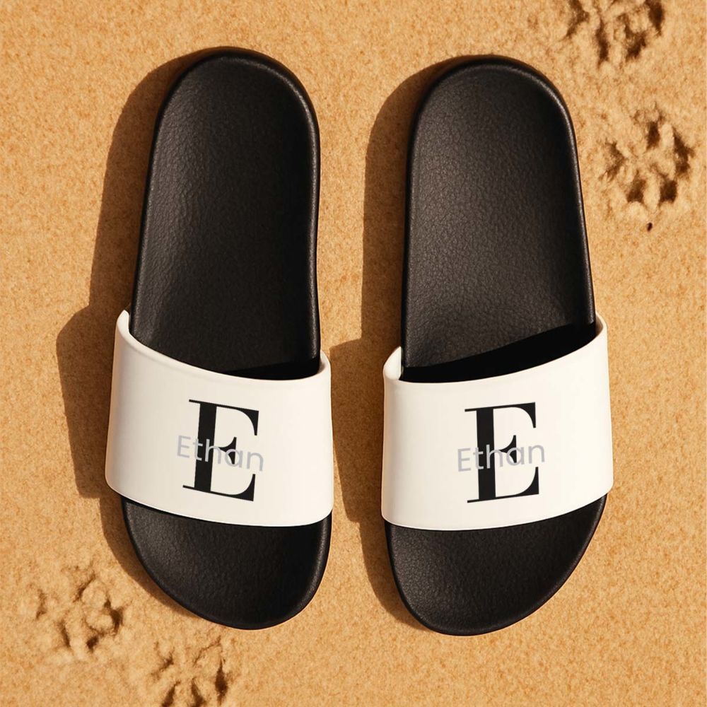 Personalised Sliders with Monogram