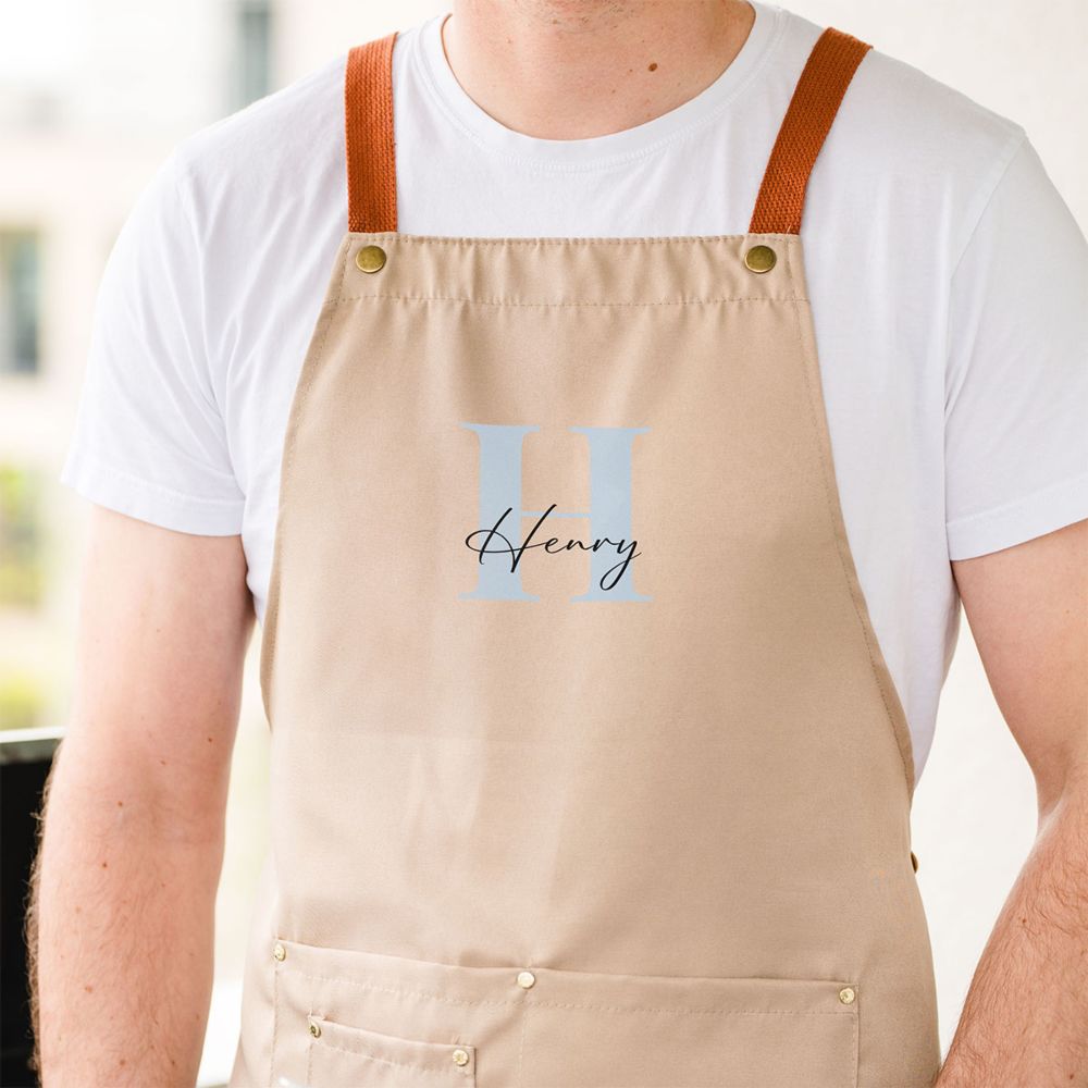 Personalised Apron With Monogram
