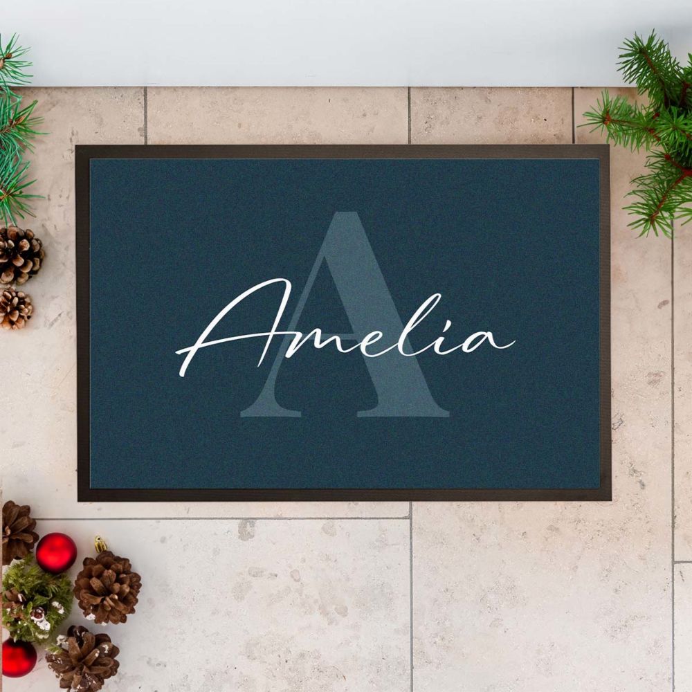 Personalised Doormat with Monogram