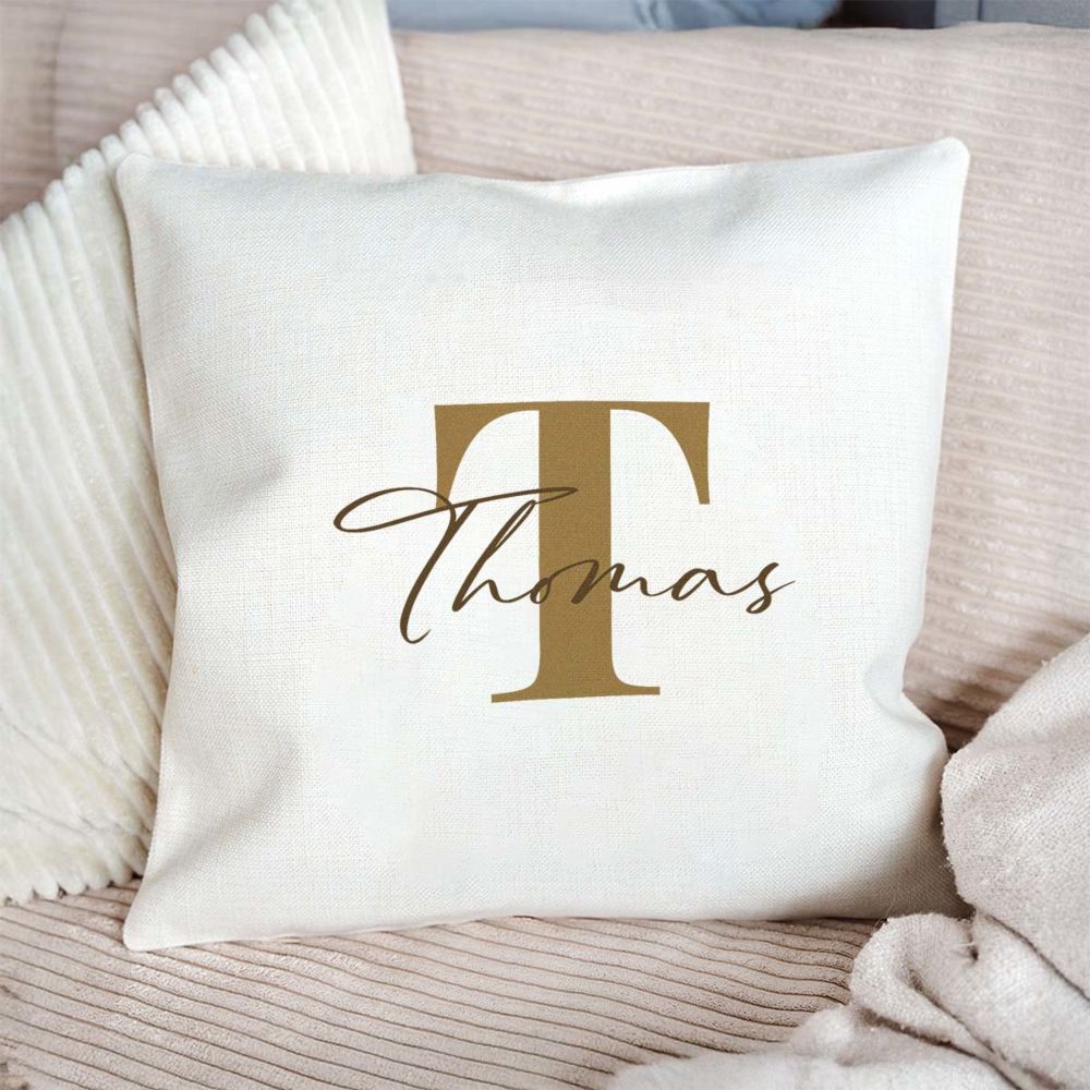 Personalised Monogram Cushion Cover