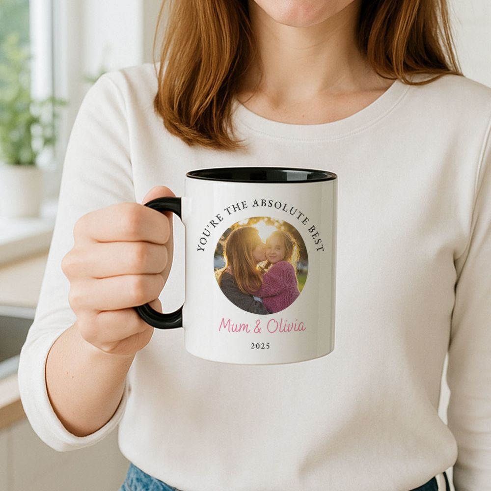 Personalised Mug with Text and Photo