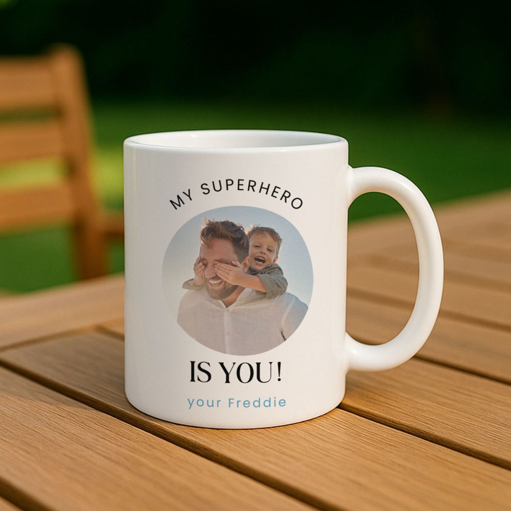 Personalised Mug with Text and Photo