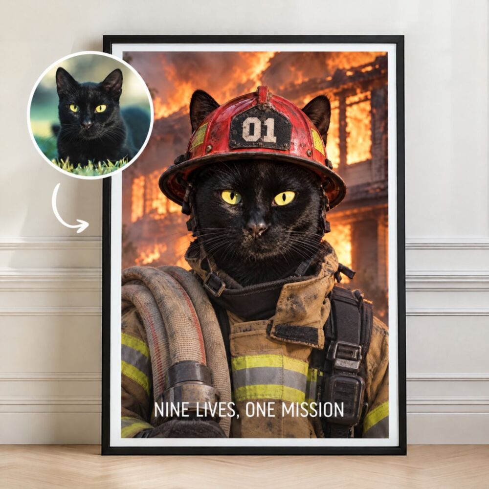 Personalised Pet Poster with Costume