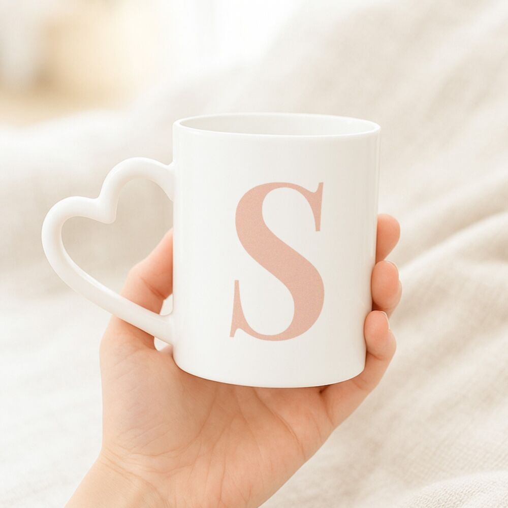 Personalised Monogram Mug with Initial