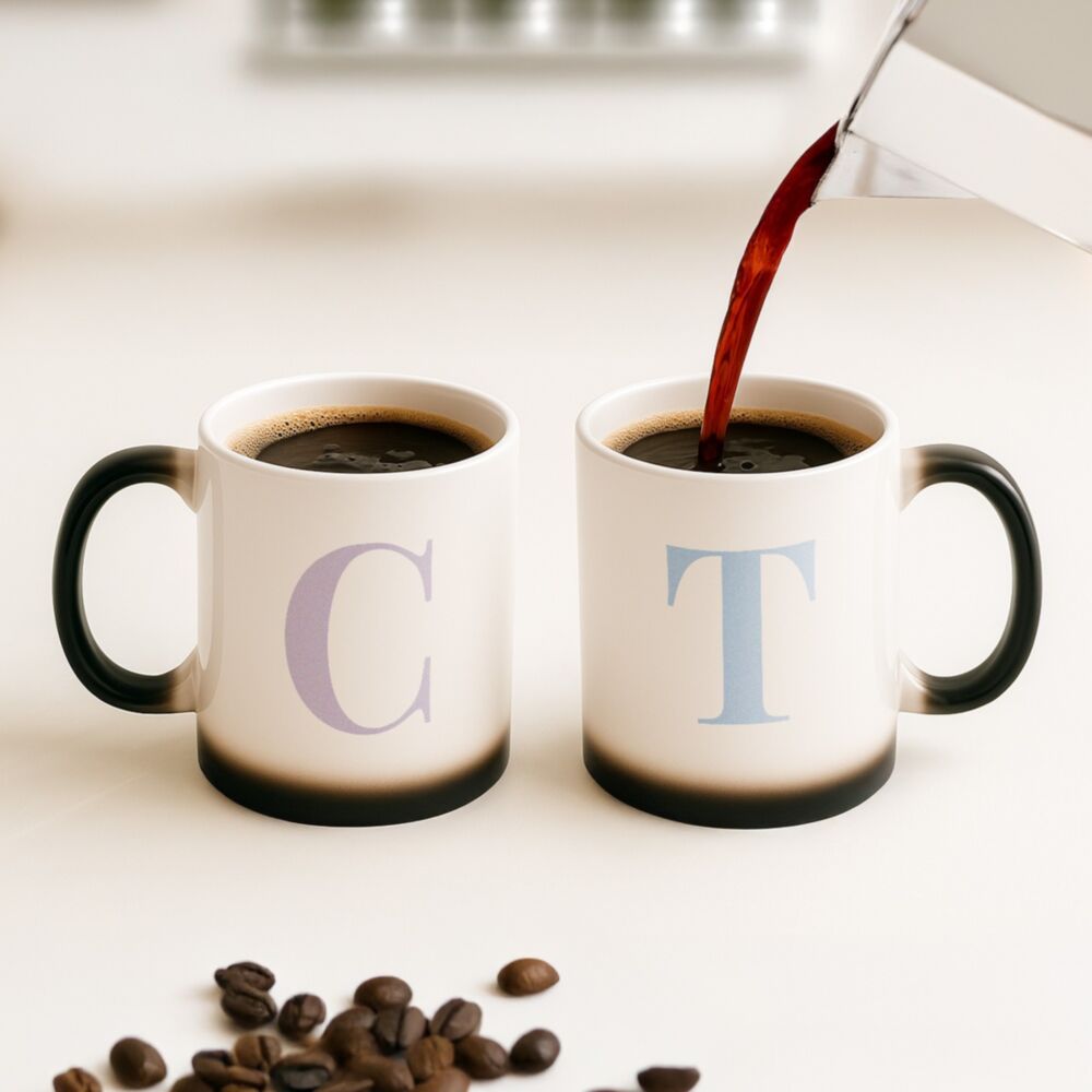Personalised Monogram Mug with Initial