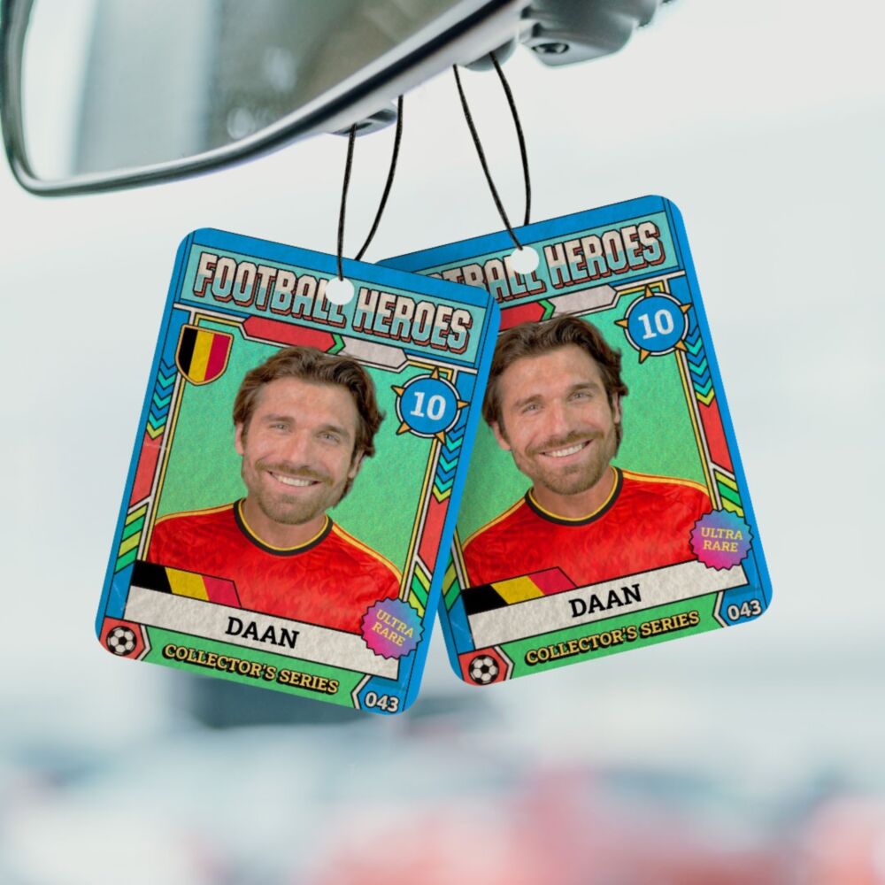 Personalised World Cup Collectible Photo Sticker Air Freshener