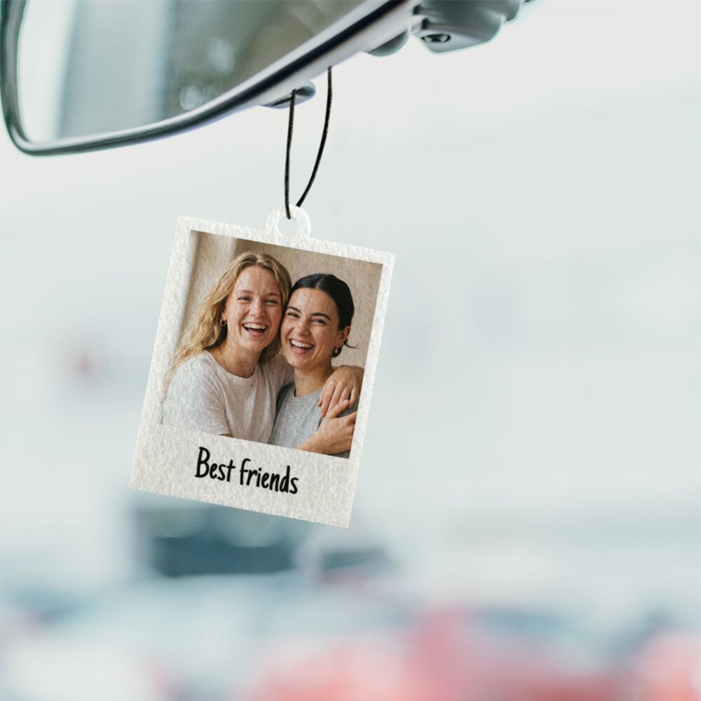 Personalised Car Air Freshener with Photo – Set of 2