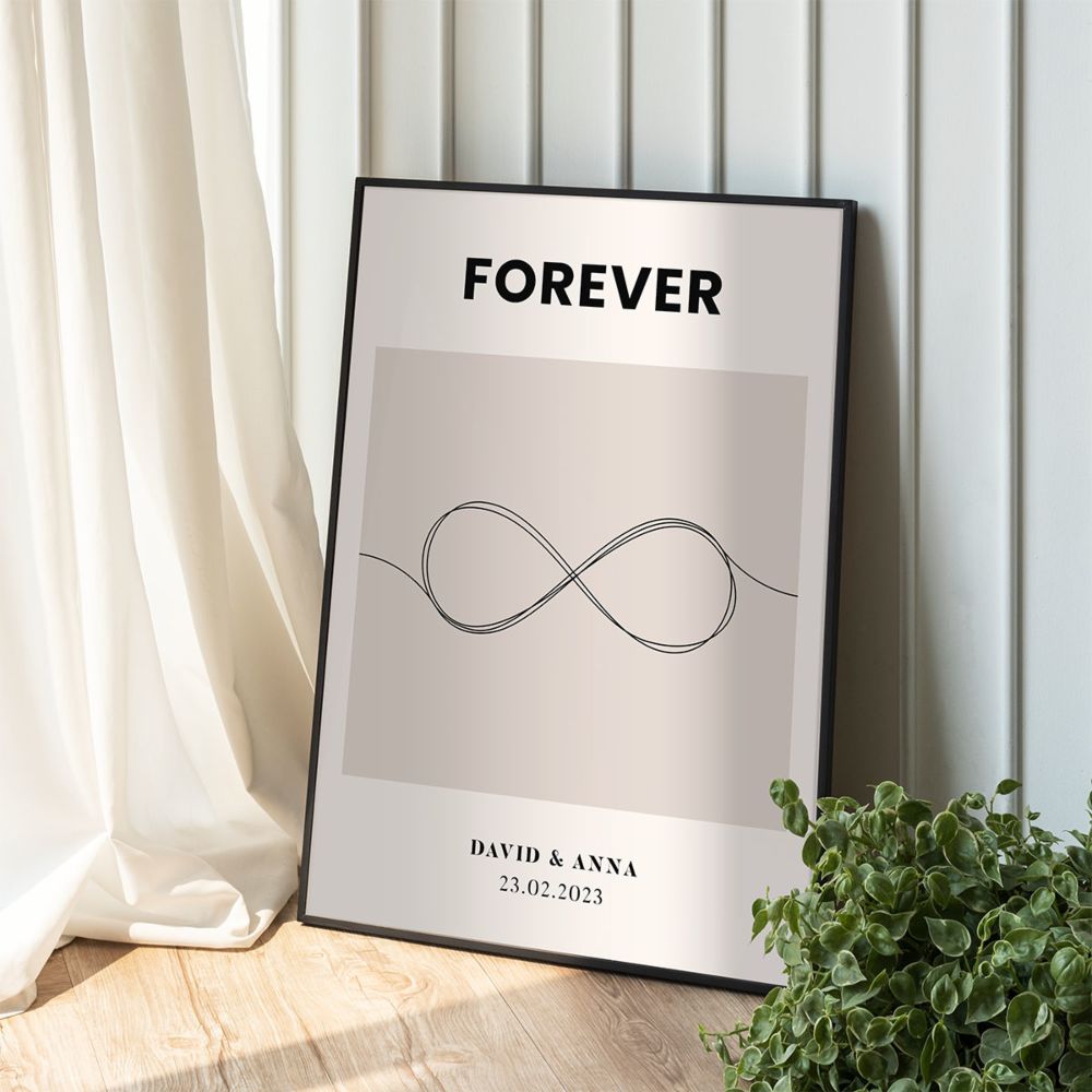 Personalised Poster with Text and Design