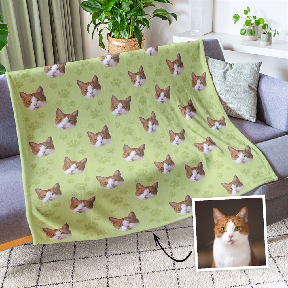 Personalised Blanket with Pet Face