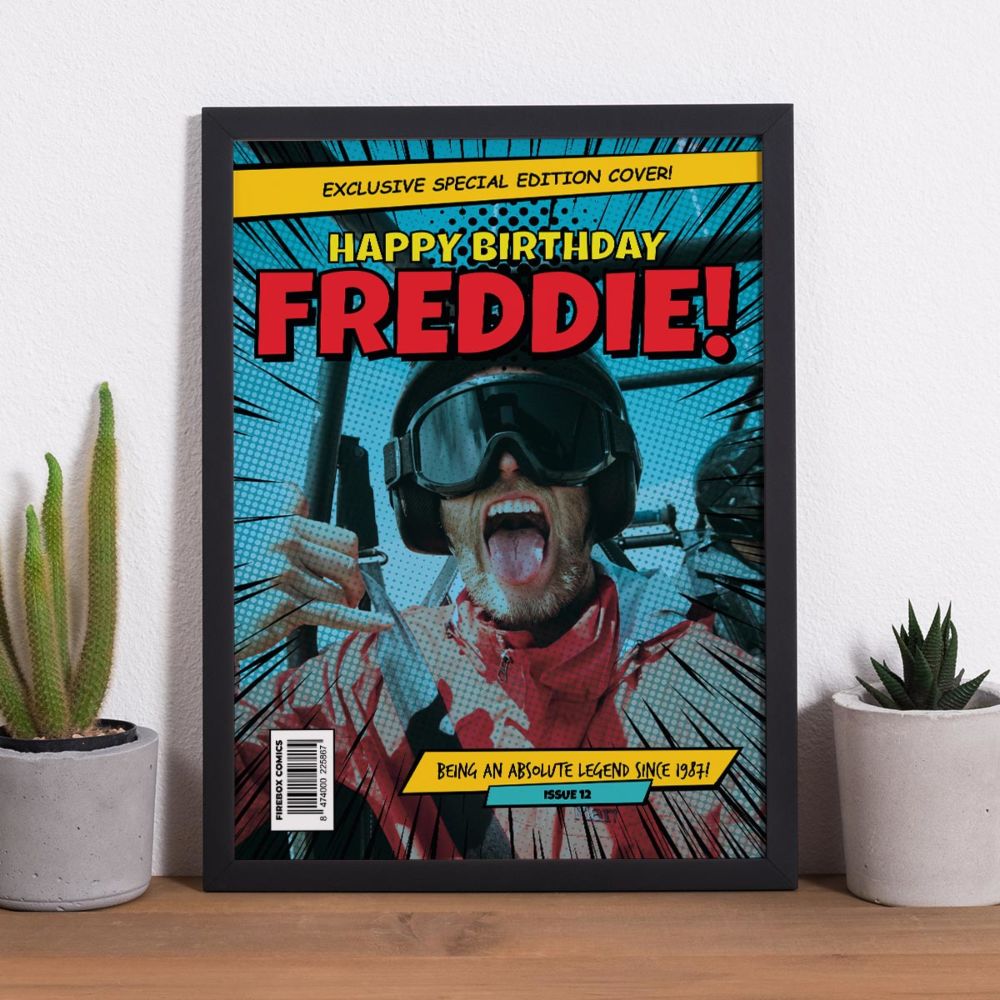 Personalised Comic Book Poster
