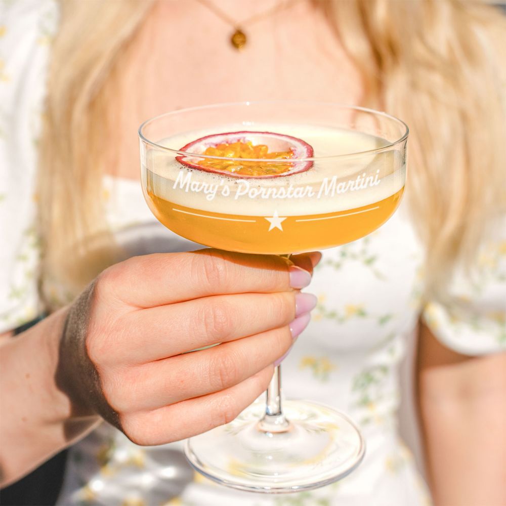 Personalised Pornstar Martini Glass