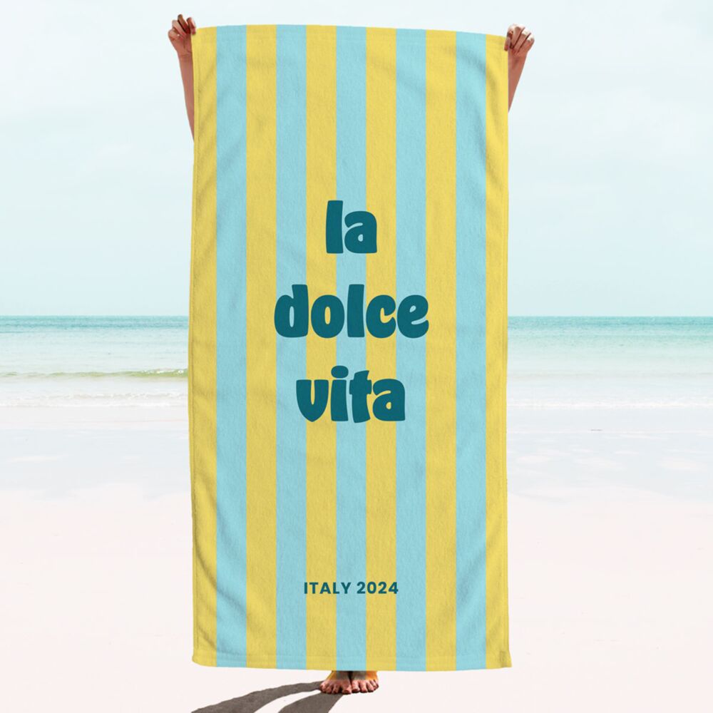Personalised Retro Towel