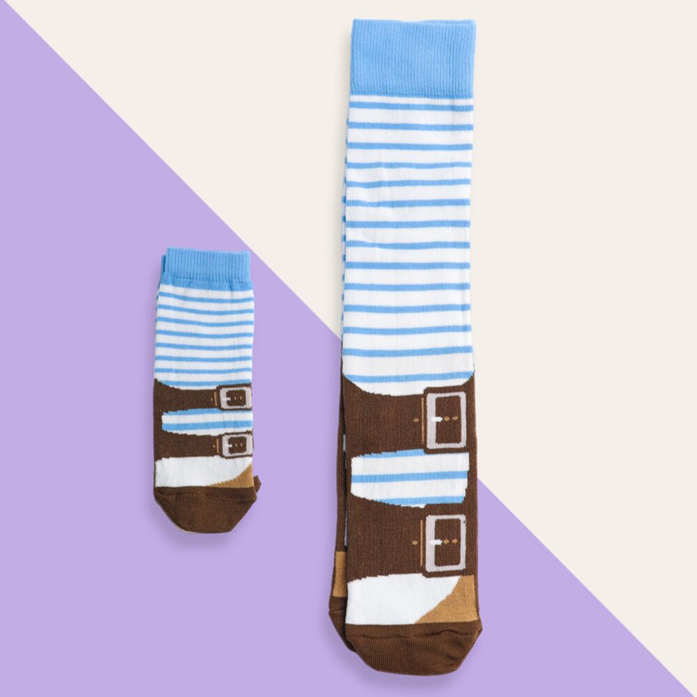 Cucamelon Daddy And Me Sandal Socks