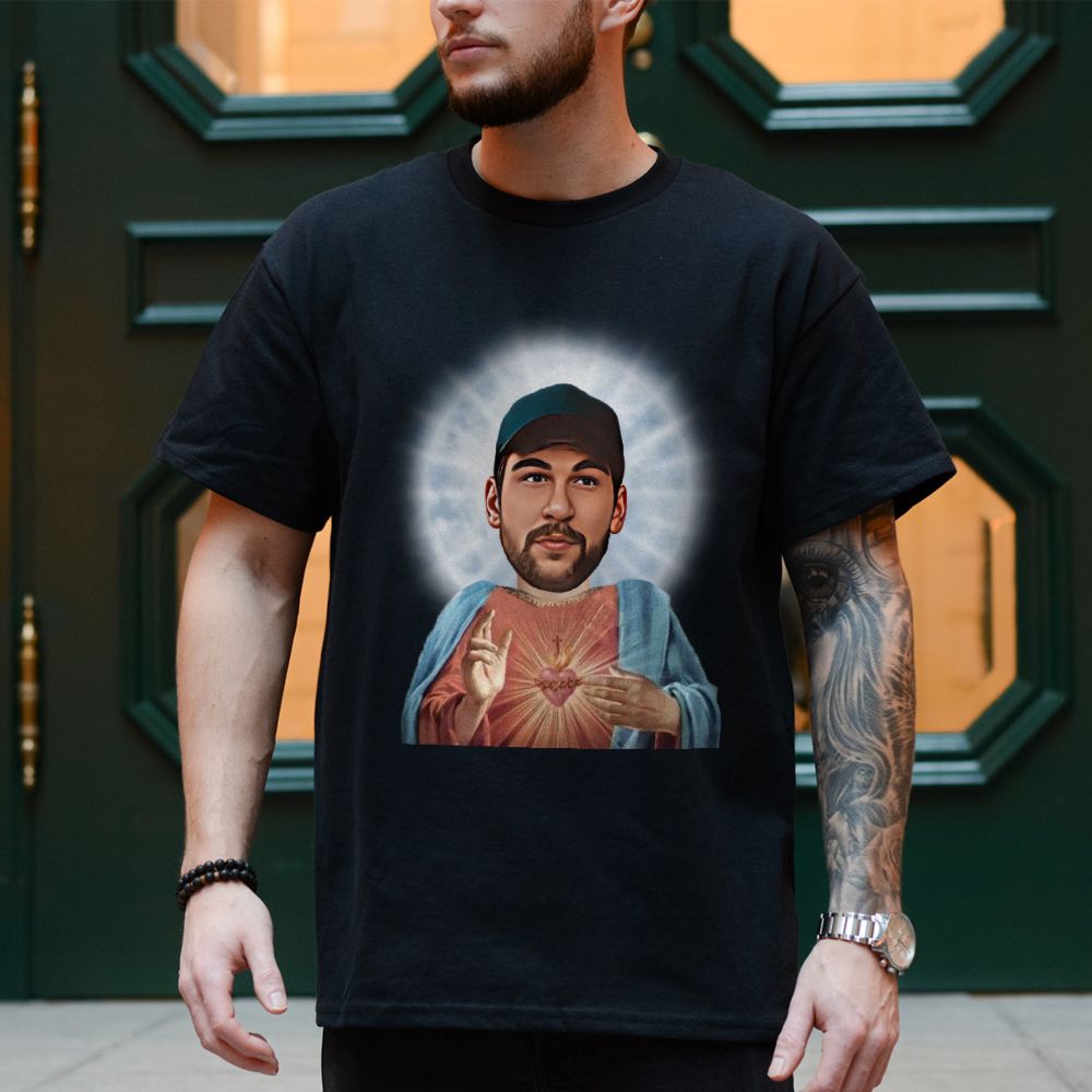 Personalised Saint T-Shirt With Photo