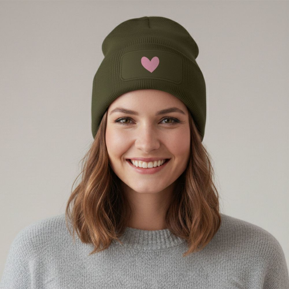 Personalised Beanie with Symbol and Text