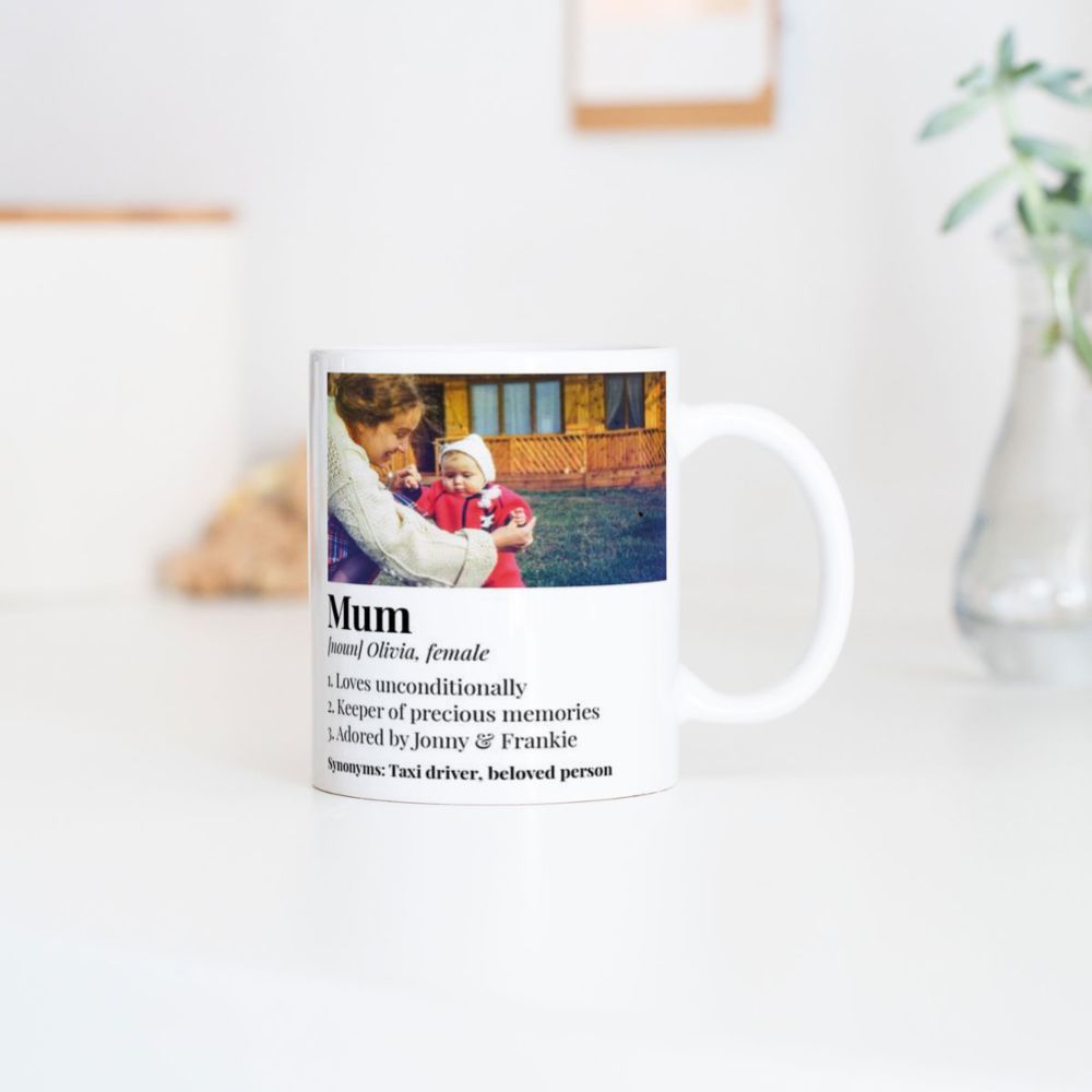 Photo Upload Heart-Handle Mug With Definition