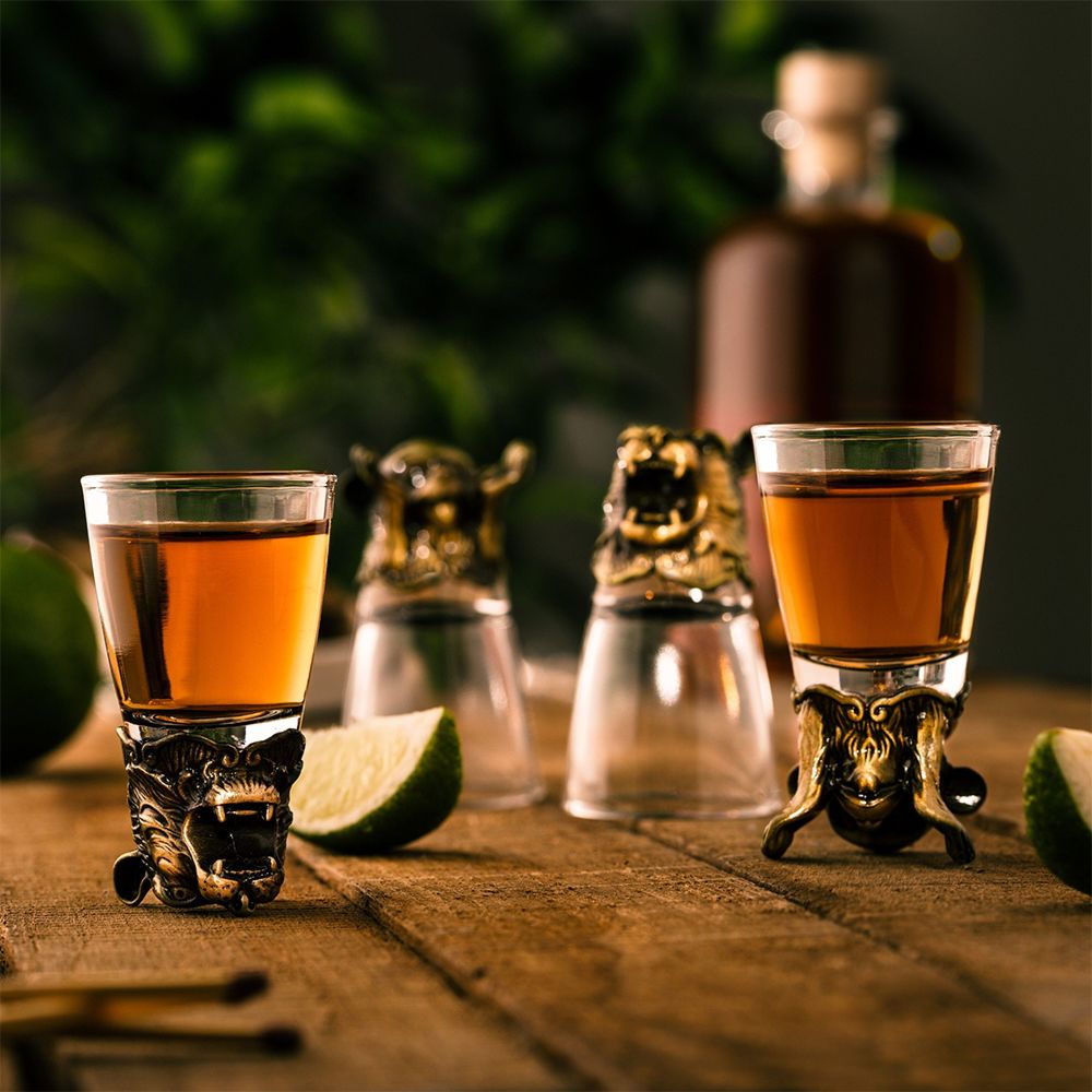 Animal Head Shot Glasses