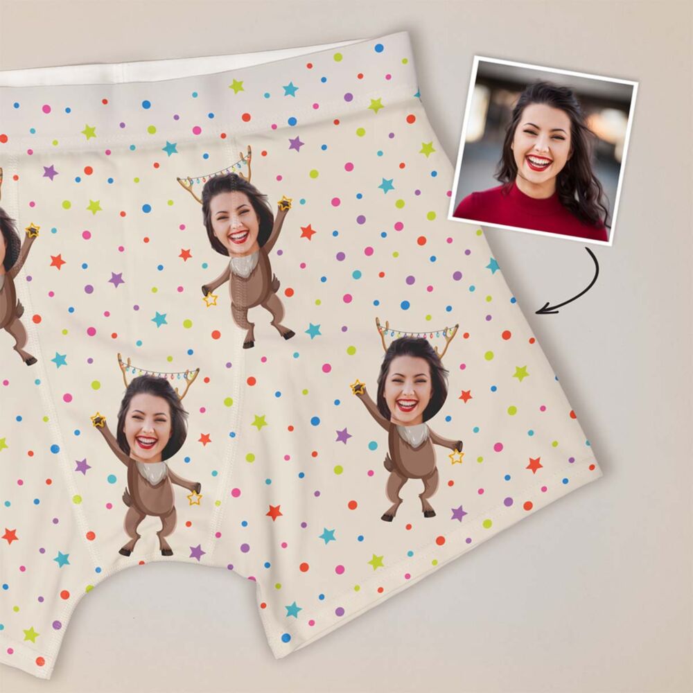 Personalised Christmas Character Boxers