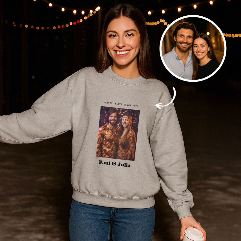 Personalised Time Travel Sweatshirt