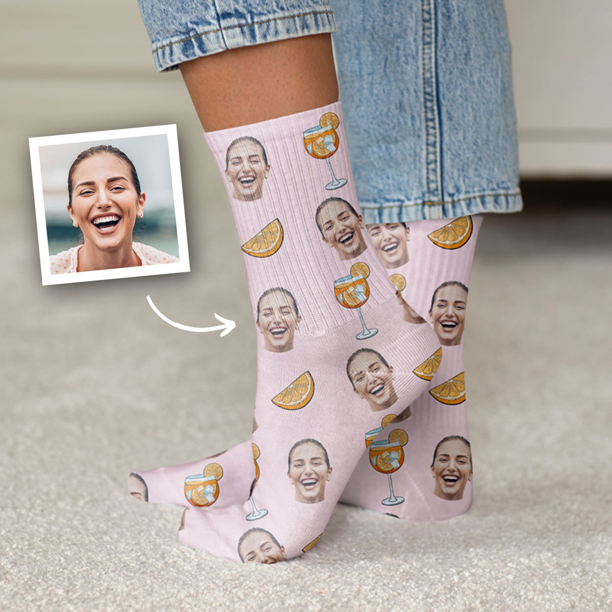 Personalised Aperol Socks