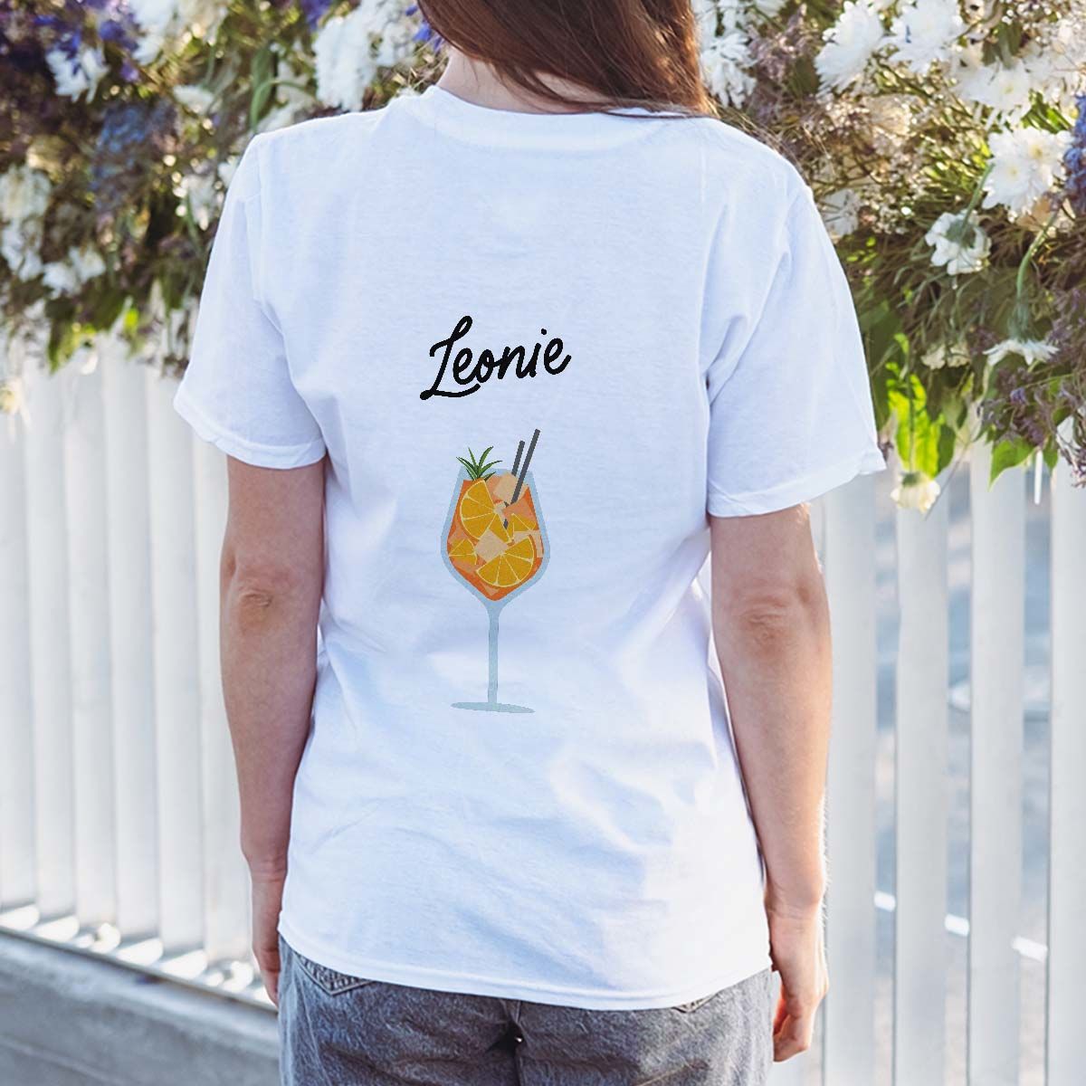 Personalised Aperol Glass Tshirt