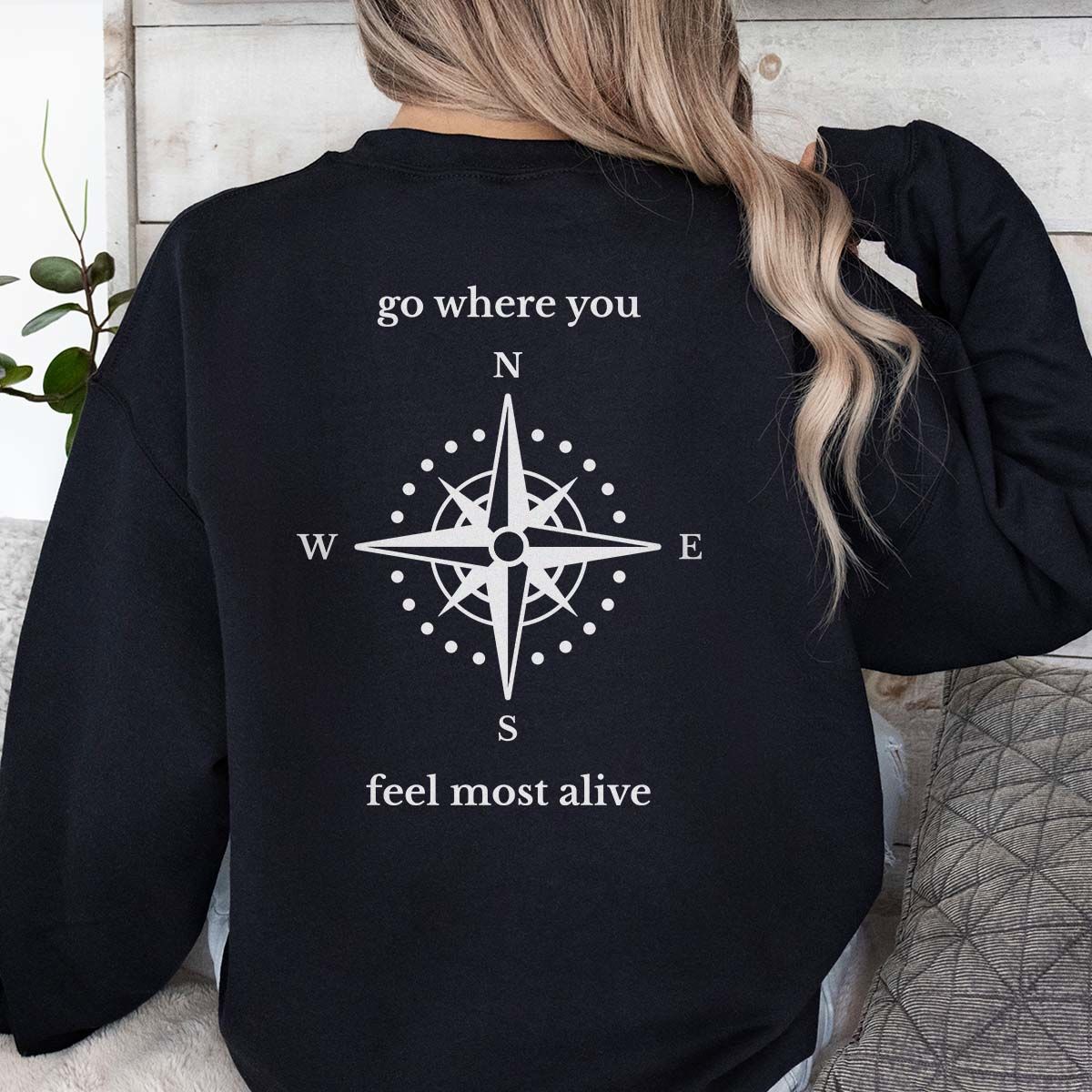 Personalised Compass Sweater