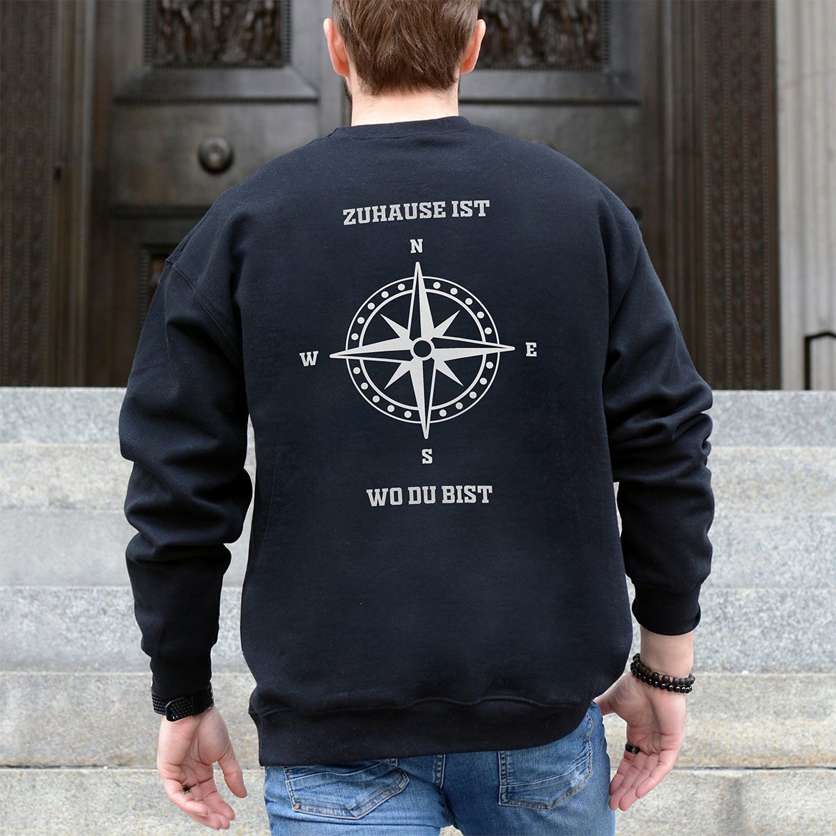 Personalised Compass Sweater