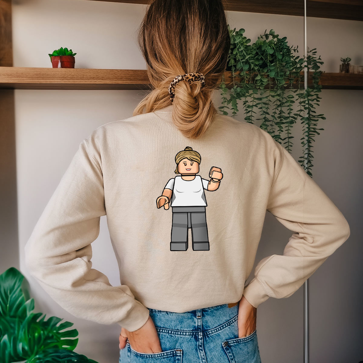 Personalised Sweatshirt With Custom Character