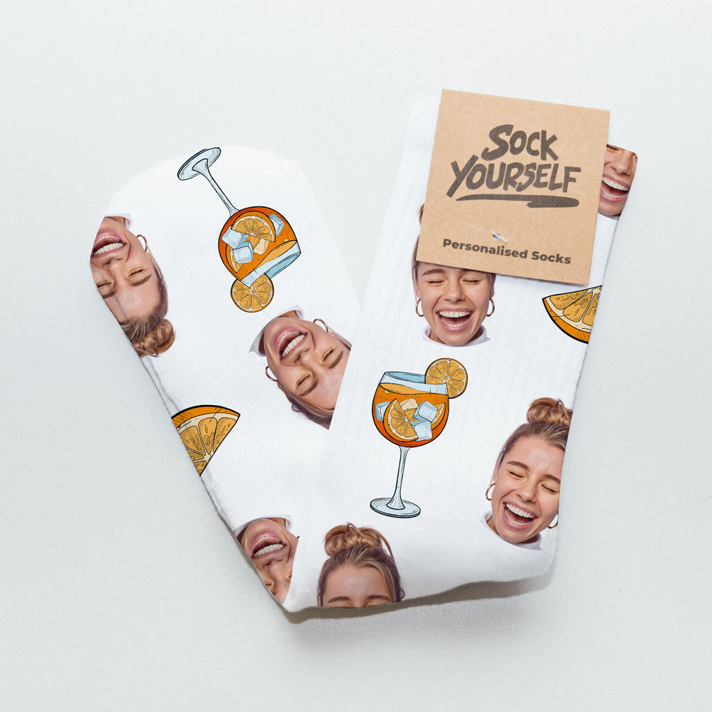 Personalised Aperol Socks