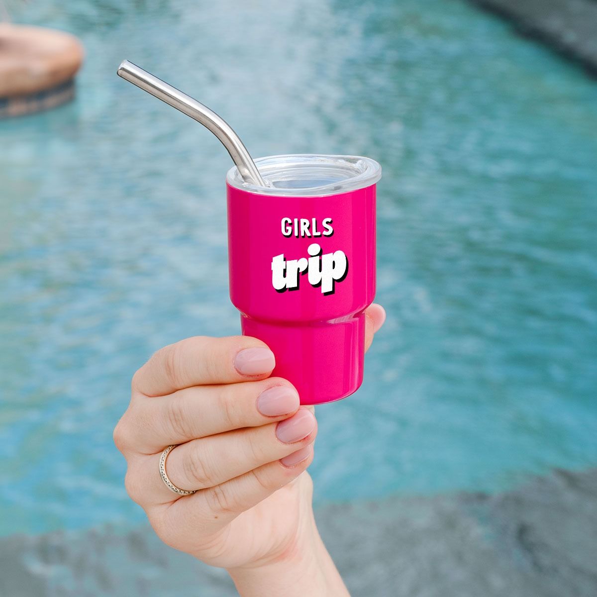 Personalised Mini Drinking Cup with Text