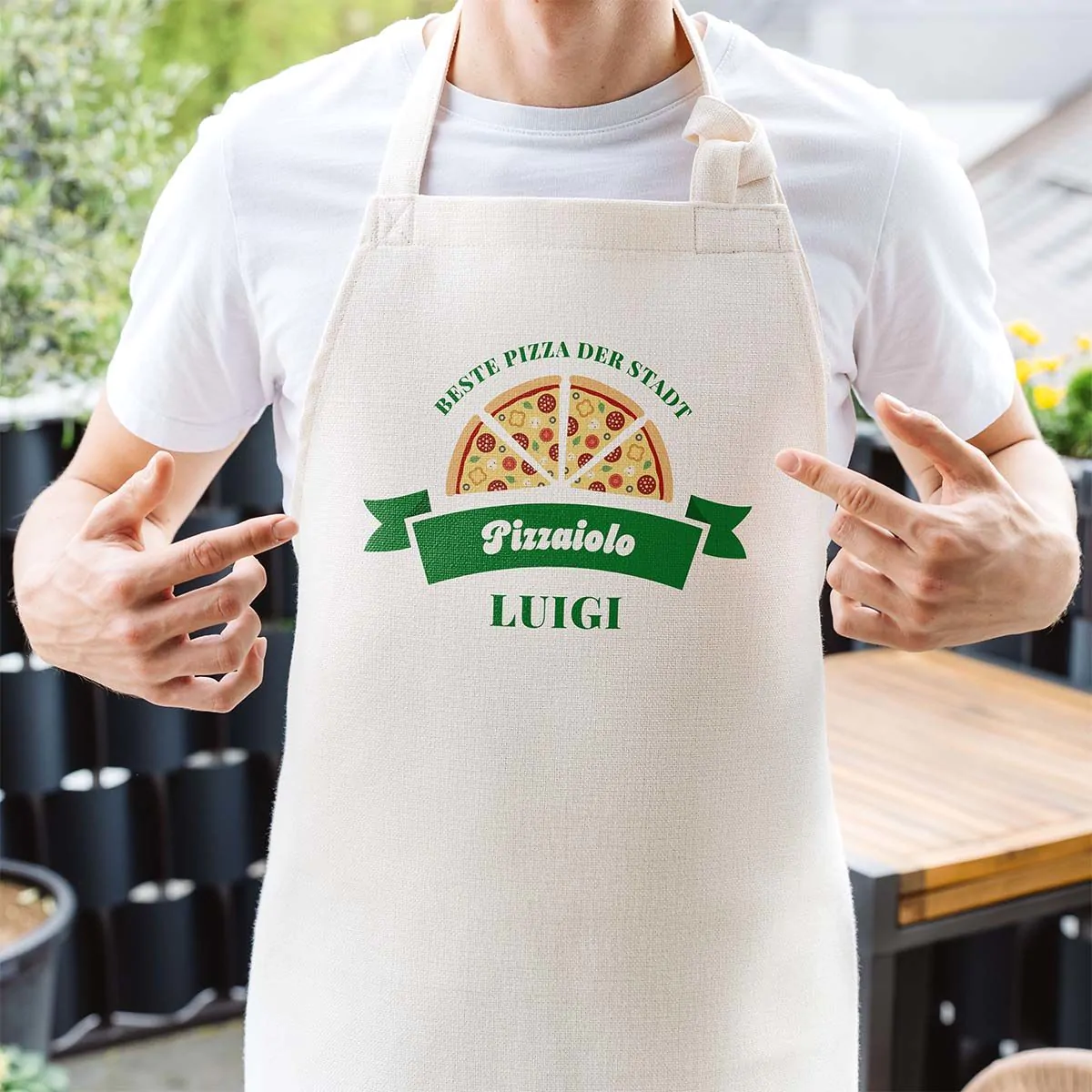 Personalised Pizza Apron
