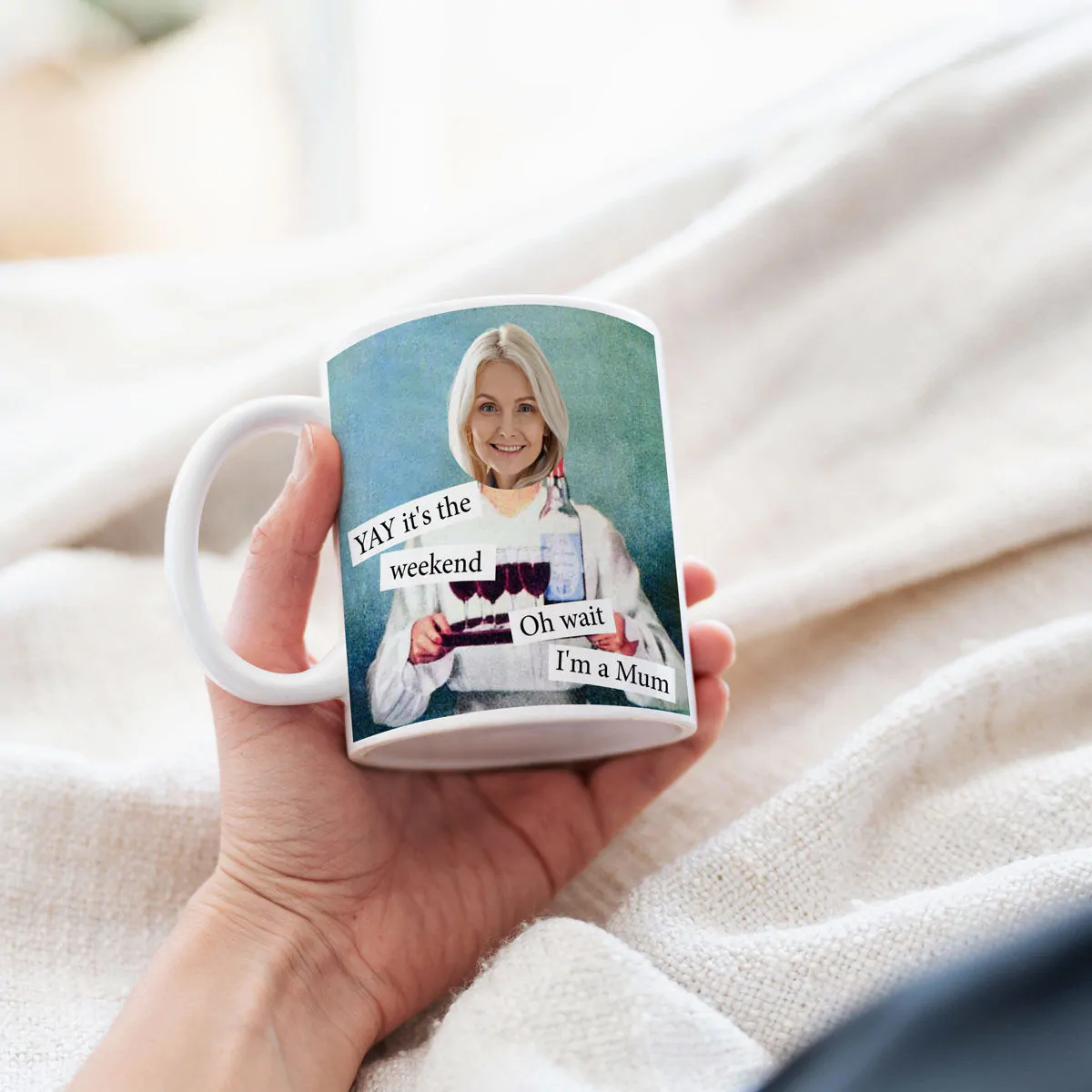Personalised Vintage-Style Photo Mug