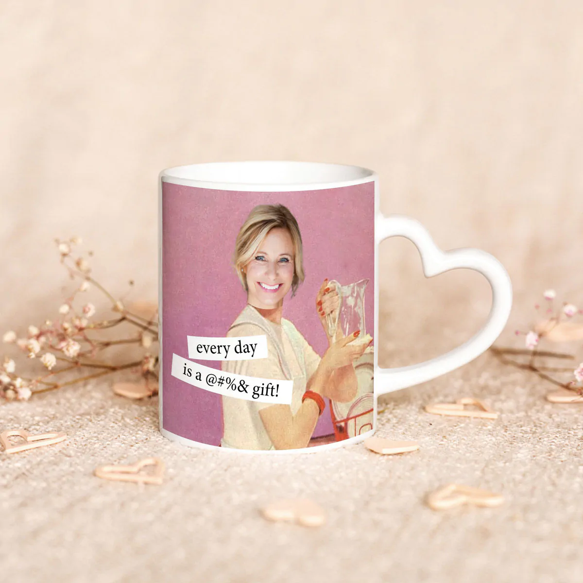 Personalised Vintage-Style Photo Mug