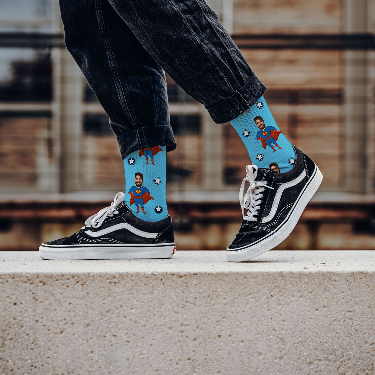Personalised Superhero Socks