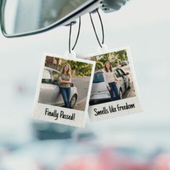 Personalised Car Air Freshener with Photo