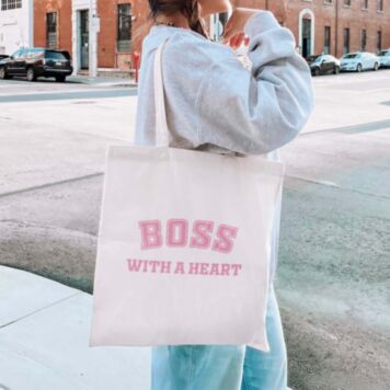 Personalised College-Style Tote Bag