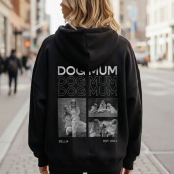 Personalised Hoodie with Monochrome Photos