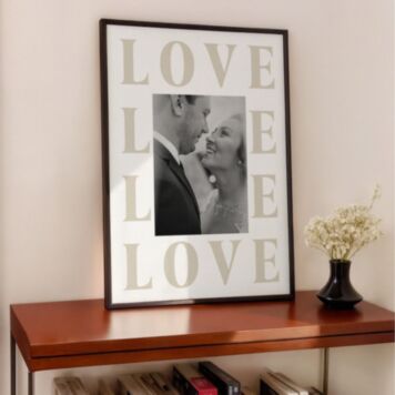 Personalised Photo Love Poster