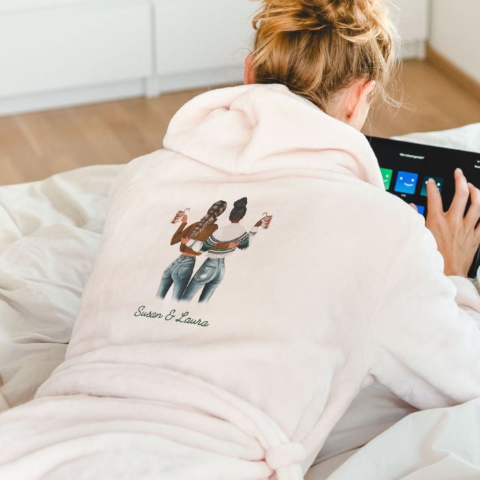 Personalised Best Friend Bathrobe